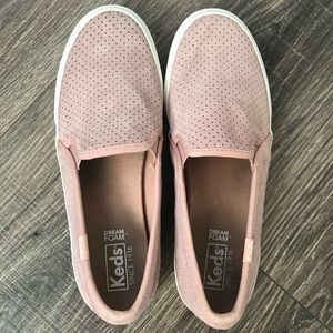 KEDS suede slip on shoes